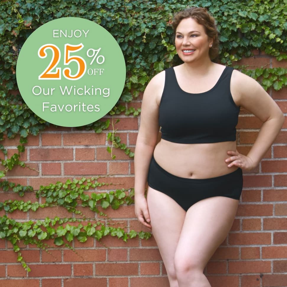 Beat the Heat Sale 25% off JunoActive's Plus-Size Wicking Favorites!