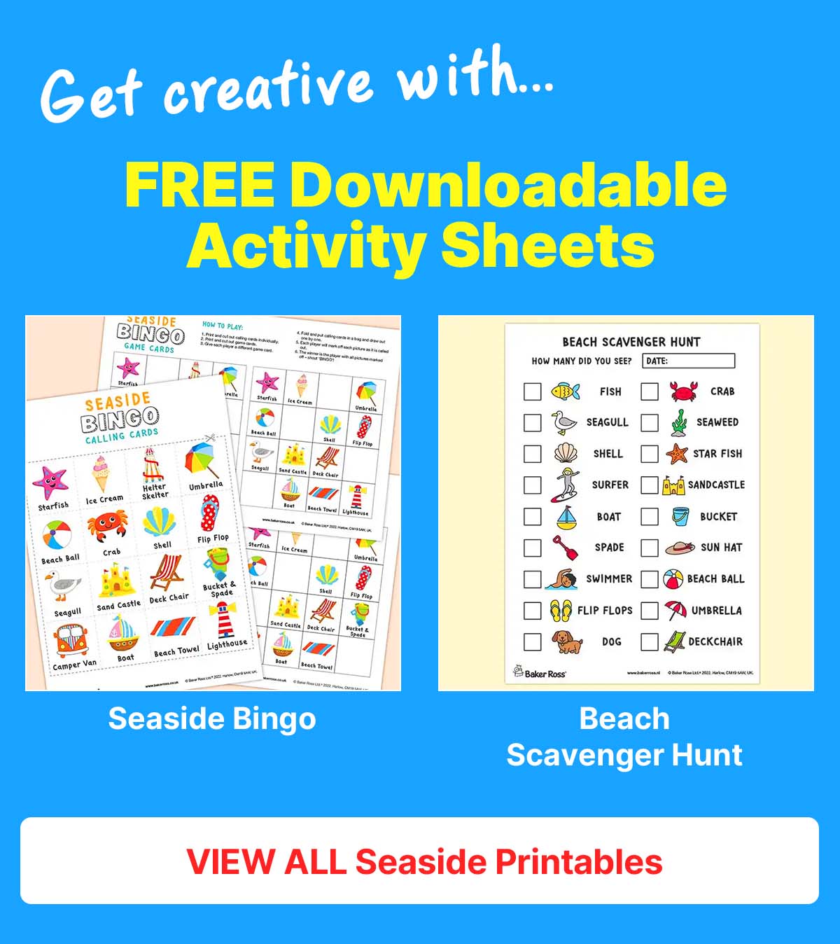 Seaside Printables