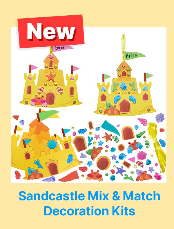Sandcastle Mix & Match Decoration Kits