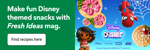 Make fun Disney themed snacks with Fresh Ideas Magazine