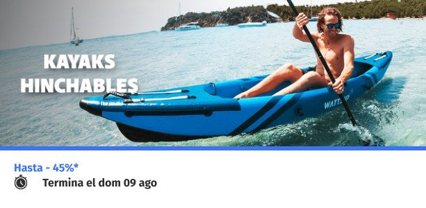 Kayaks hinchables