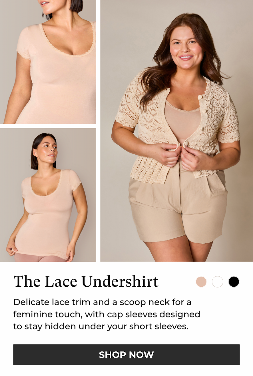 Shop The Lace Undershirt!