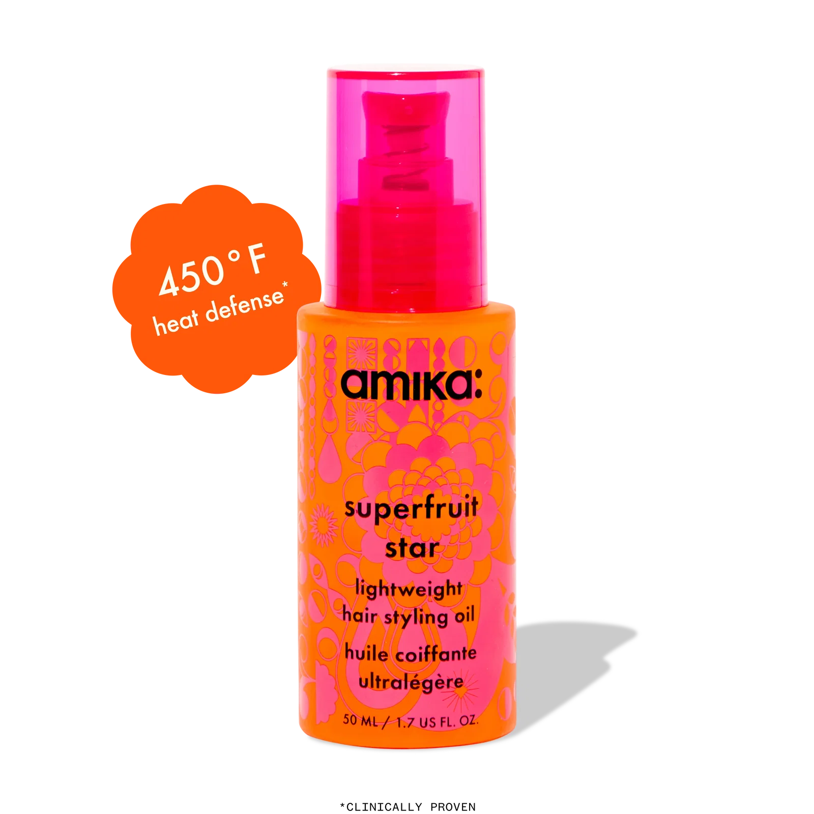 Image of superfruit star | lightweight hair styling + heat defense oil
