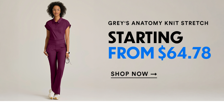  Grey's Anatomy Knit Stretch Starting From $64.78 | Shop Now