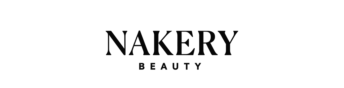 Nakery Black logo on White Background