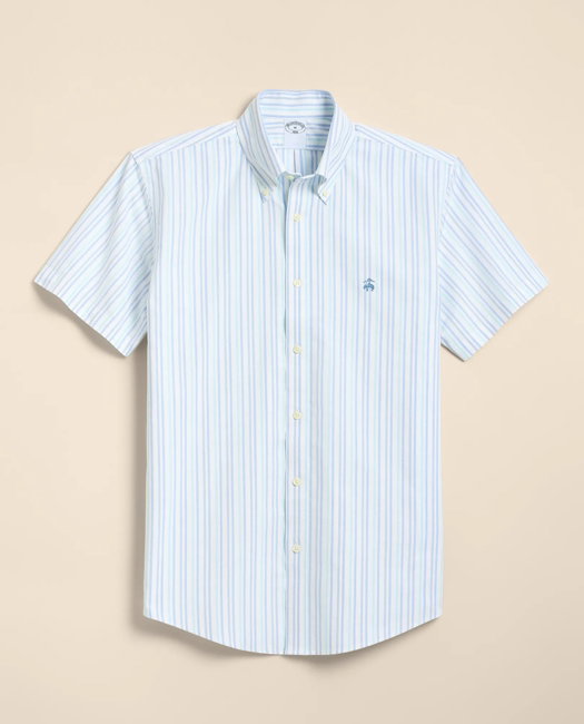 Image of Stretch Non-Iron Cotton-Oxford Polo