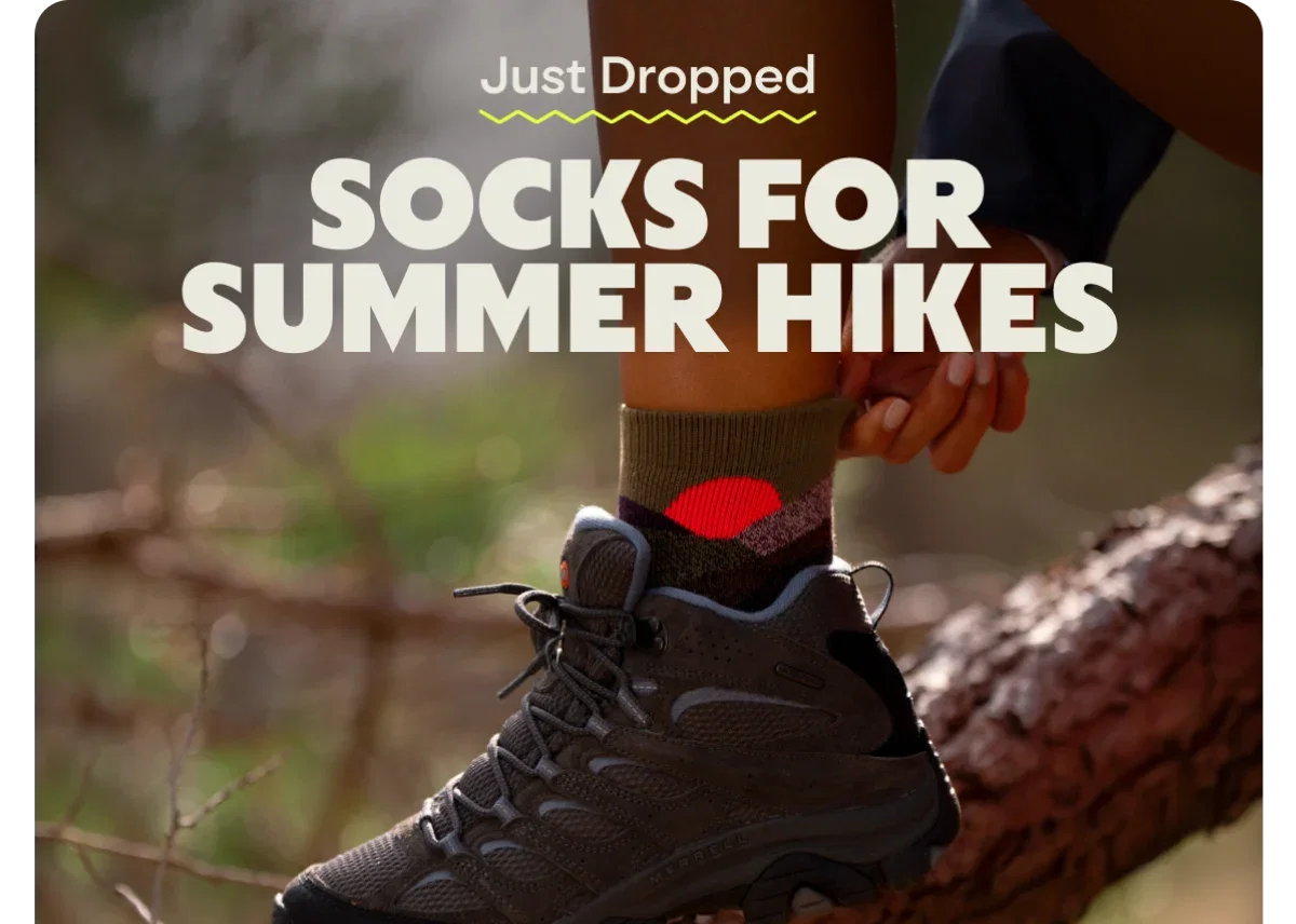 Just Dropped. SOCKS FOR SUMMER HIKES