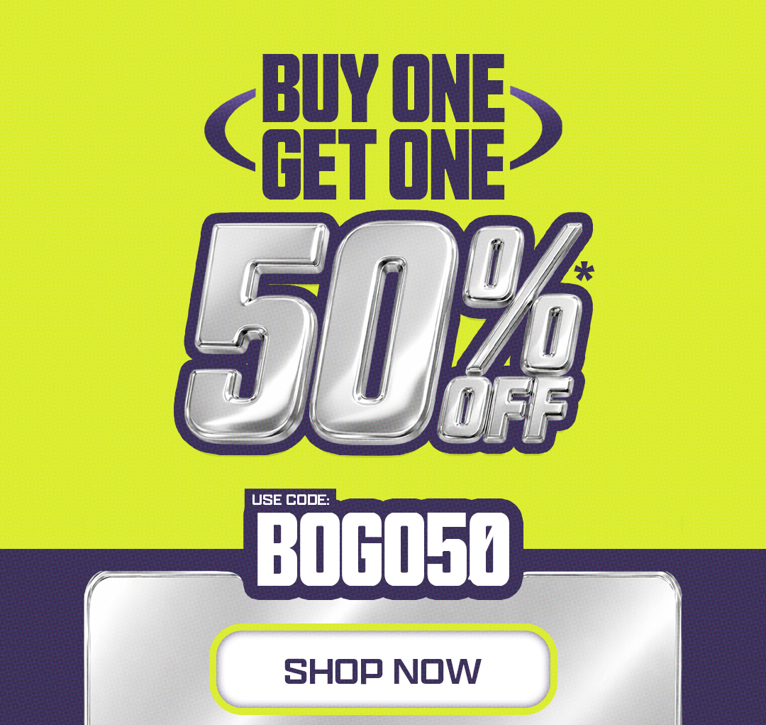 Buy One, Get One 50% Off*