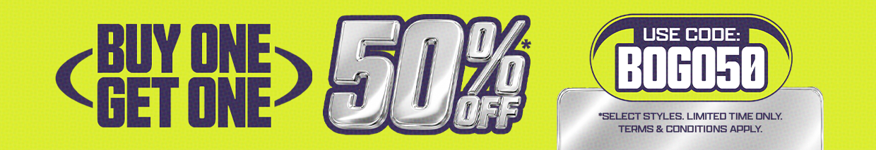 Buy One, Get One 50% Off*