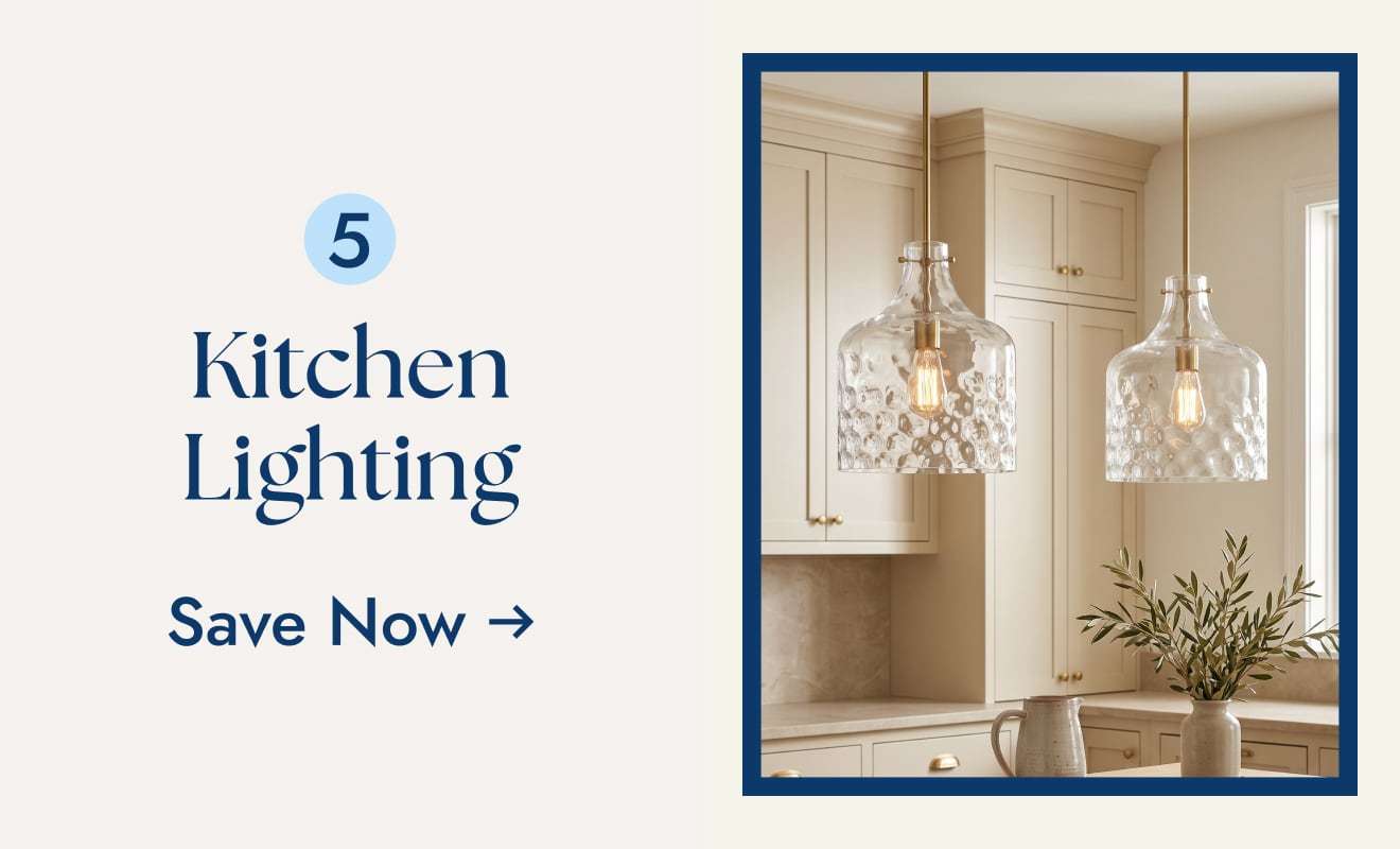 Save on Kitchen Lighting