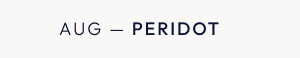 Shop Peridot Birthstone Jewelry