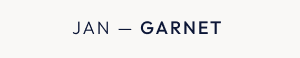 Shop Garnet Birthstone Jewelry