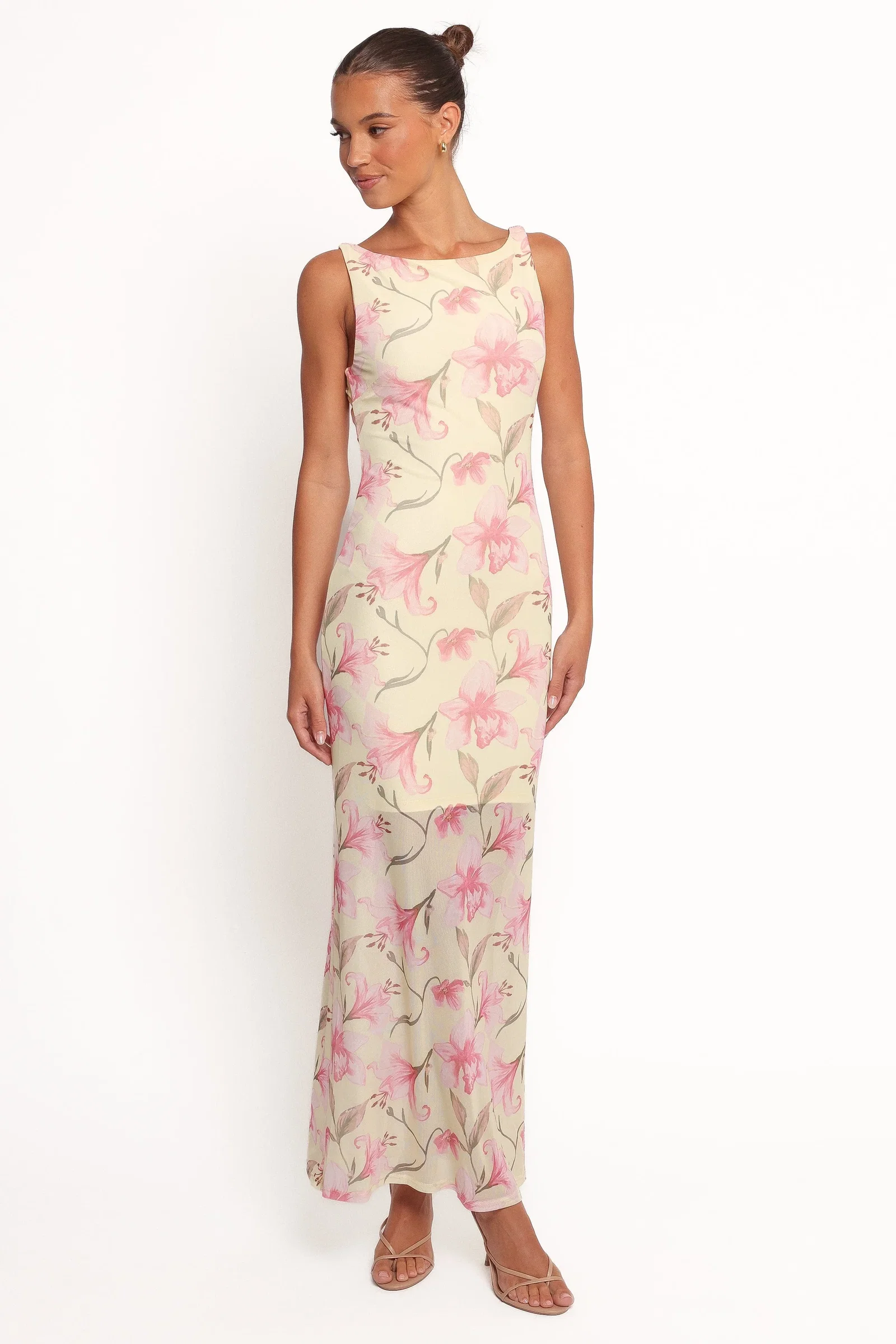 Image of Brissa Maxi Dress - Yellow Floral