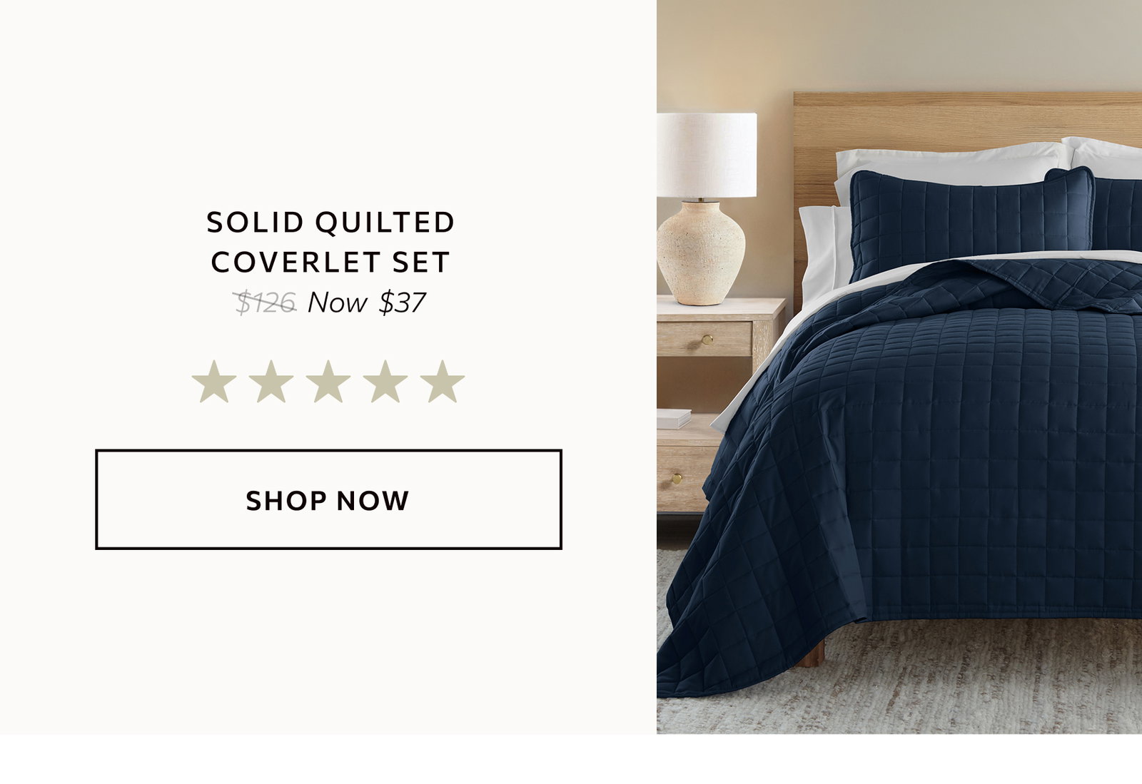 Solid Quilt Sets - Choose from six stitch styles.