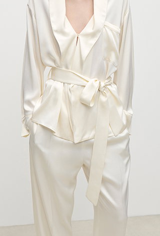 Alba Blouse In Ivory