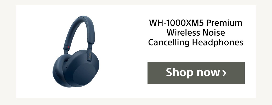WH-1000XM5 Premium Wireless Noise Cancelling Headphones | Shop now
