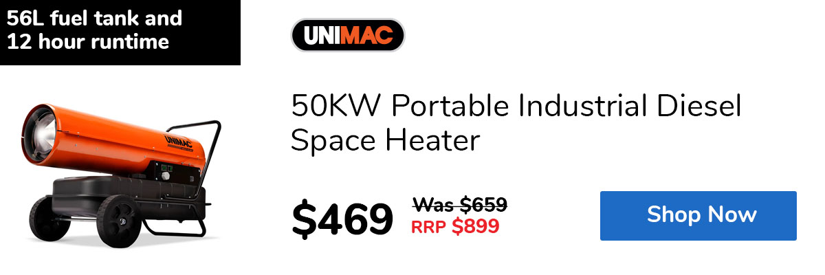 50KW Portable Industrial Diesel Space Heater