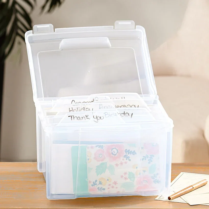 Image of Greeting Card and Craft Keeper - 6 Labeled Dividers