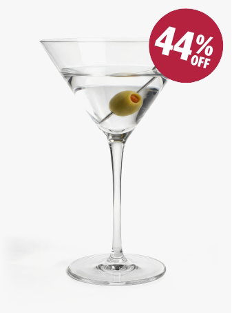 260ml Hoxton Crystal Martini Glasses - Pack of 6