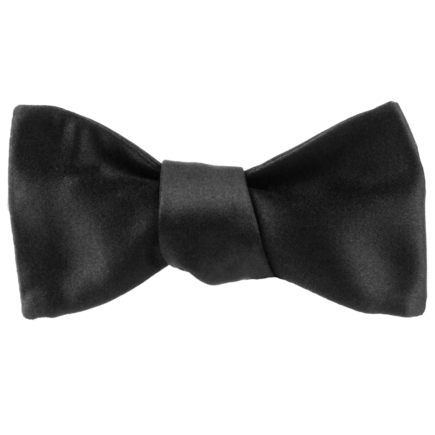Image of Sovereign Grade Black Satin Bow Tie