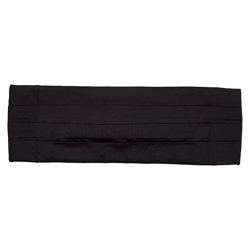Image of Sovereign Grade Black Barathea Cummerbund
