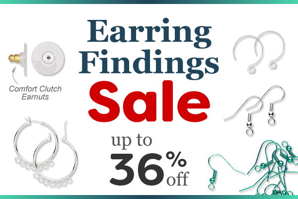 Earring Findings Sale - Up to 36% off