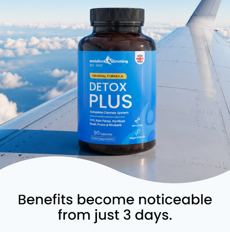 Detox Plus, feel less bloated and more regular. 