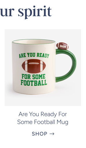 Are You Ready For Some Football Mug with Handle Accent