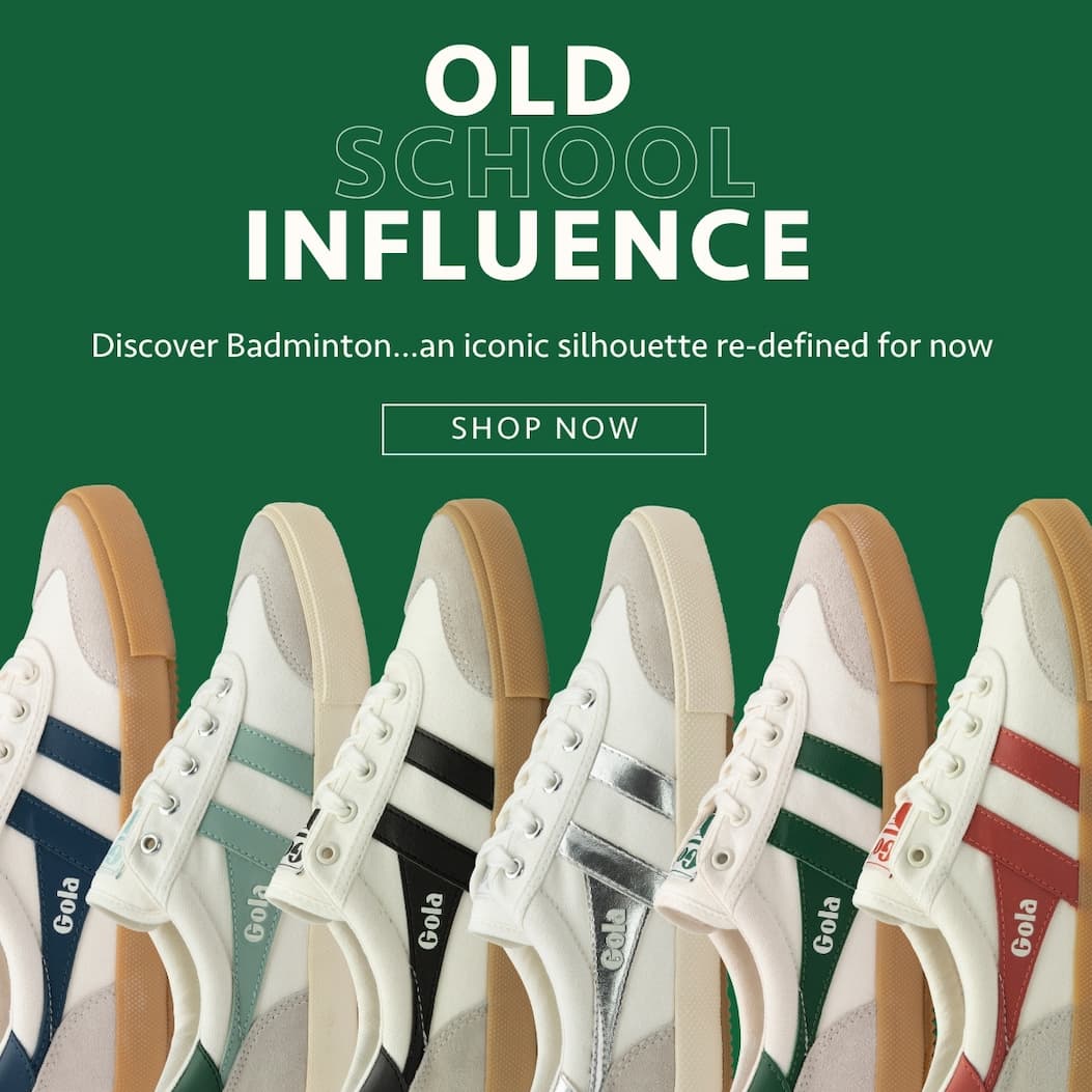 Old school influence. Discover Badminton...an iconic silhouette re-defined for now. Shop now. 