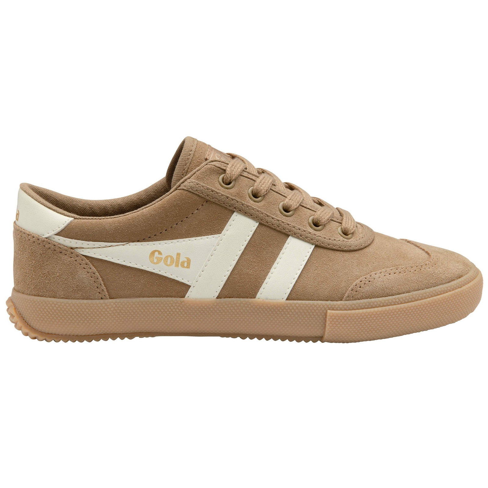 Image of Women's Badminton Suede Plimsoll Sneakers