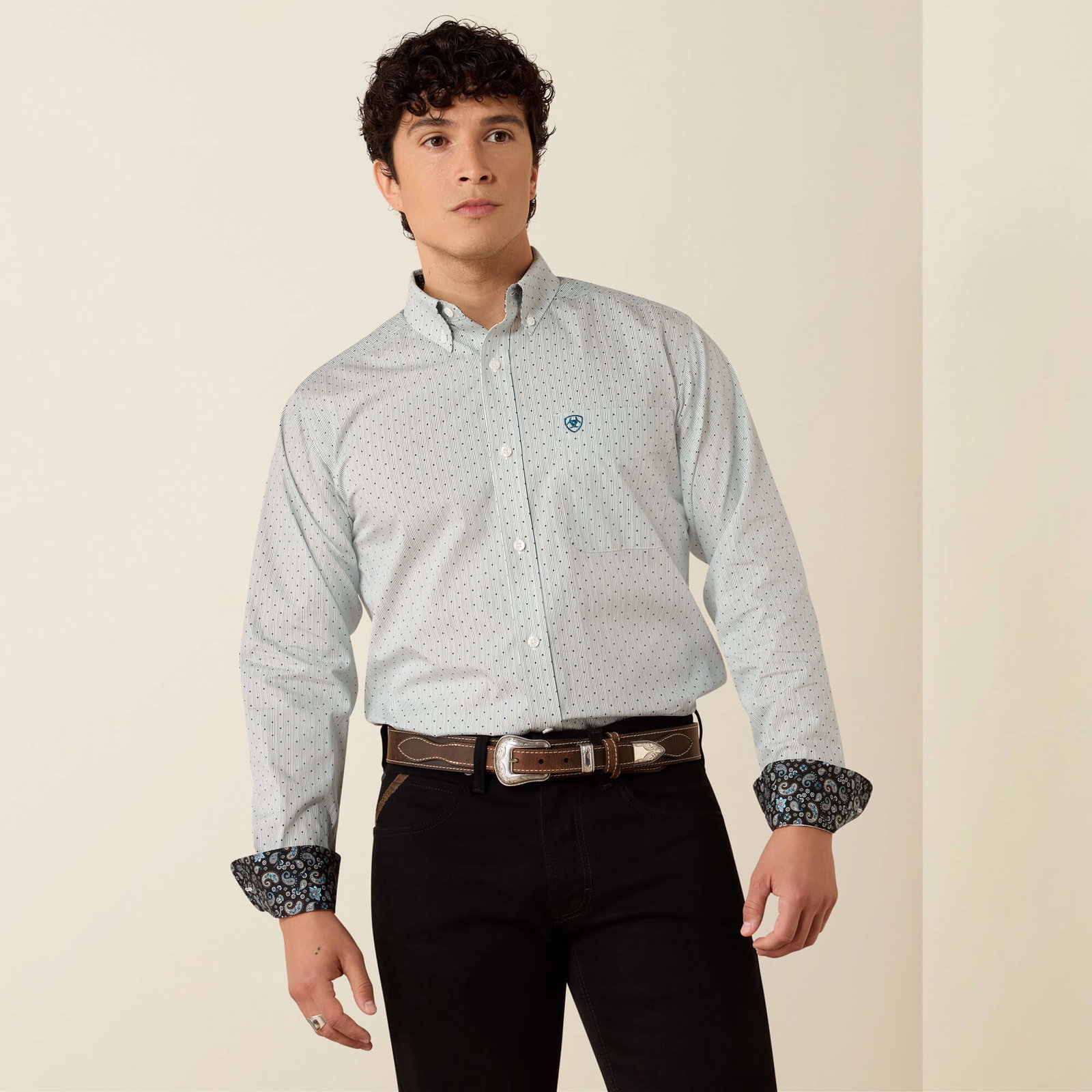 Men’s Wrinkle Free Bryton Fitted Shirt