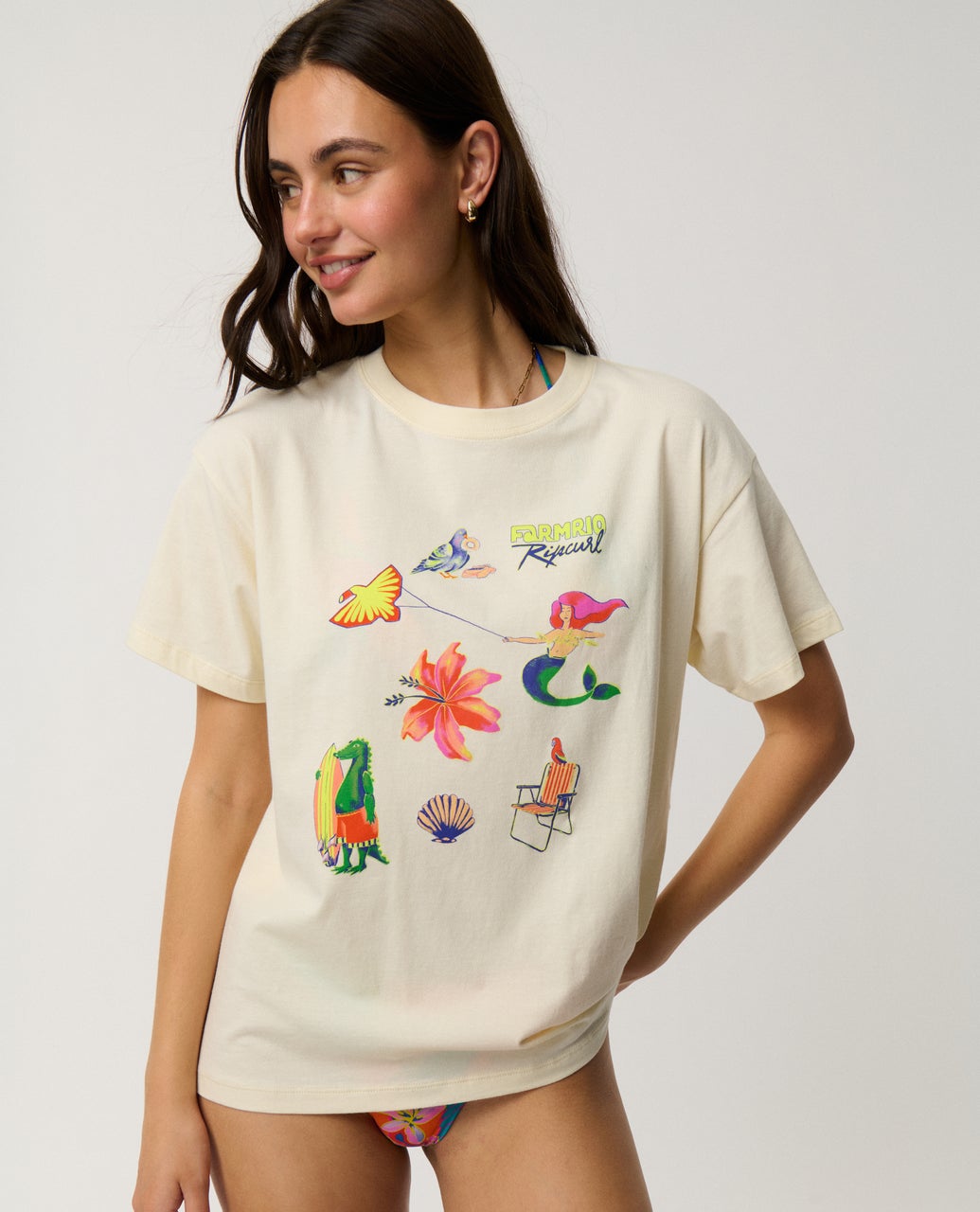 Farm Rio Desire Relaxed Tee