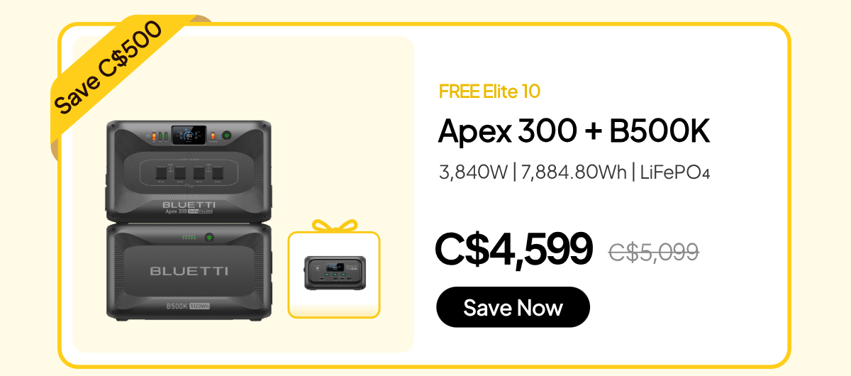BLUETTI Apex 300+B500K, C$4,599