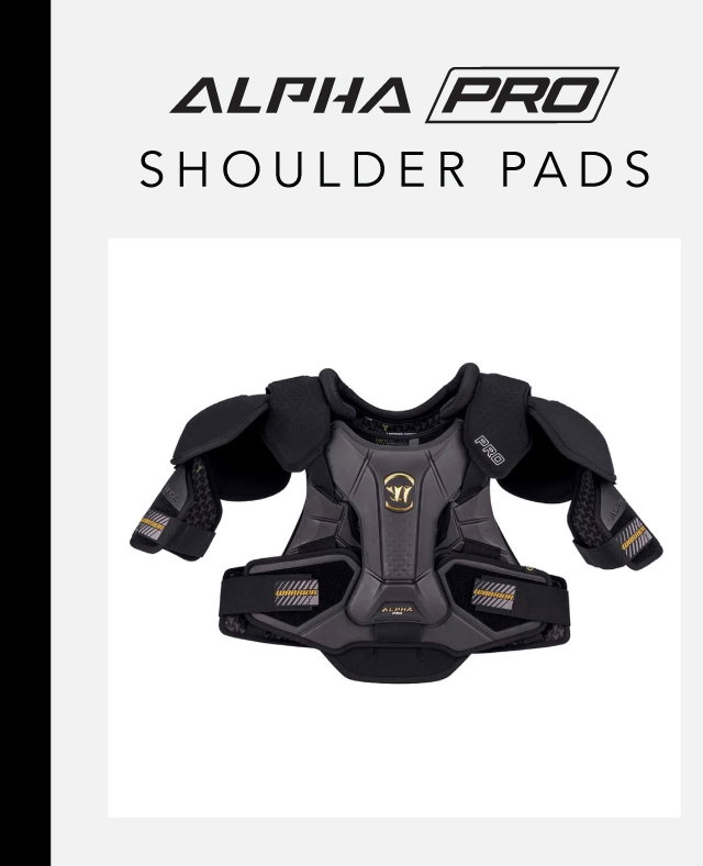 B3a- Alpha Pro Shoulder Pads