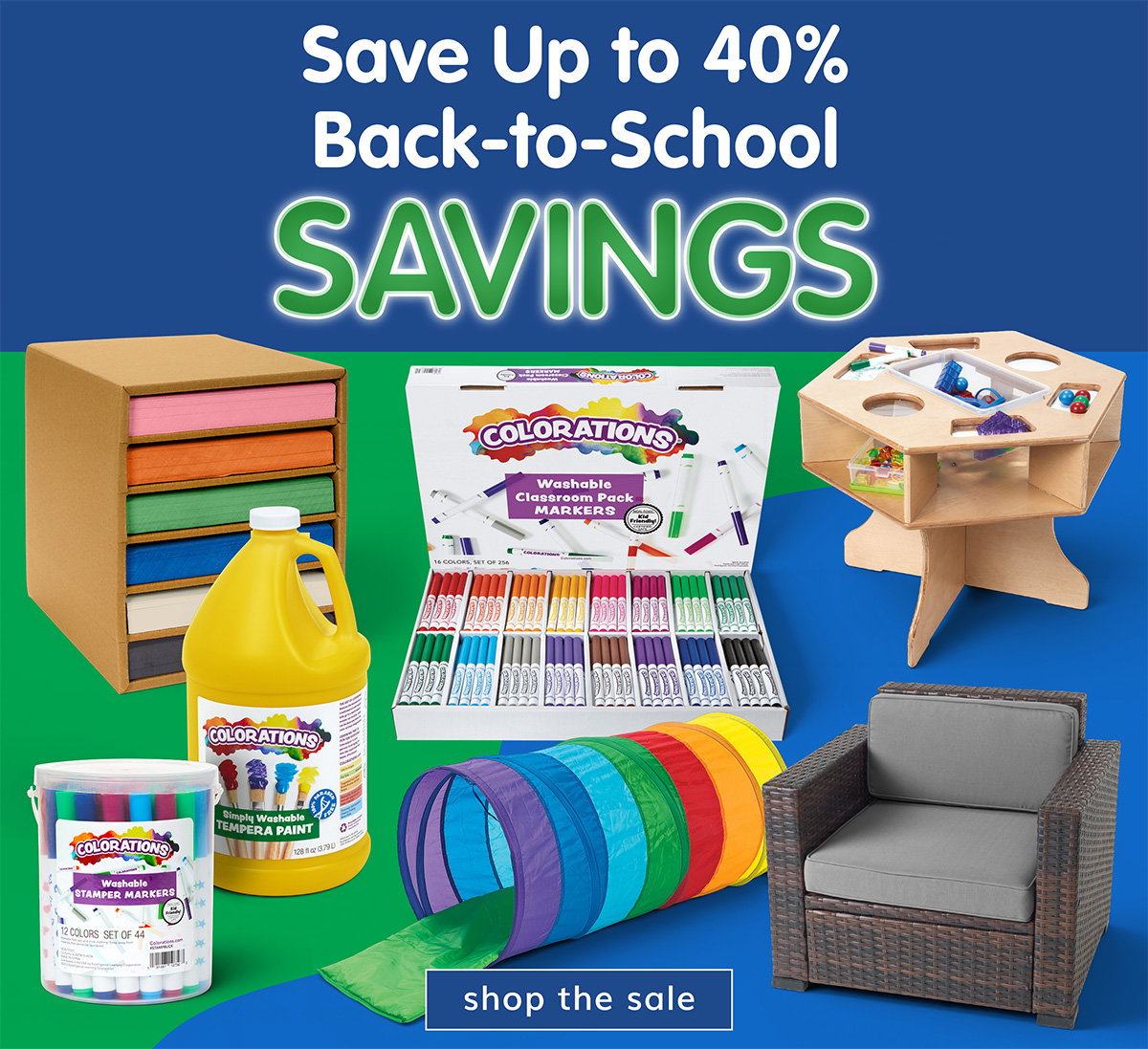 Save Up to 40% Back-to-School SAVINGS - shop the sale