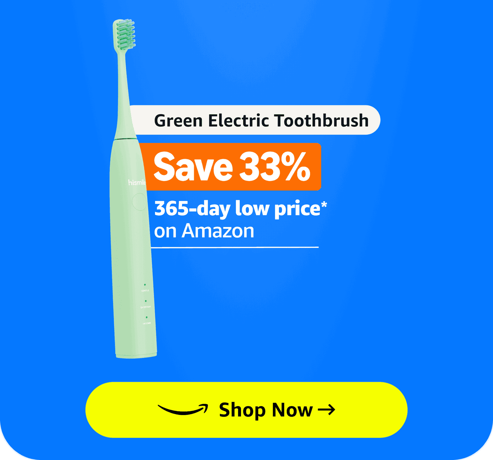 Green Electric Toothbrush. Save 33%. 365-day low price* on Amazon. Shop now