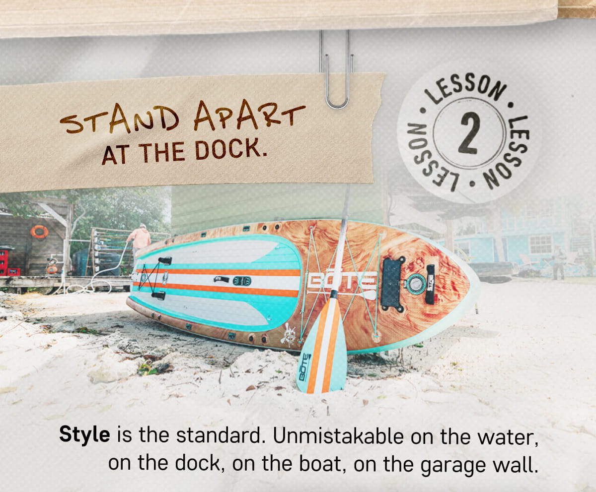 Stand Apart at the Dock