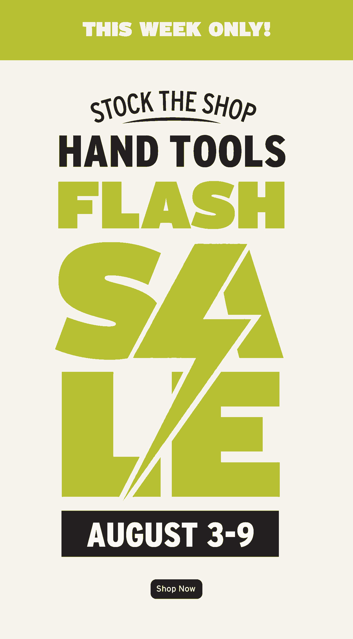 Hand Tool Flash Sale