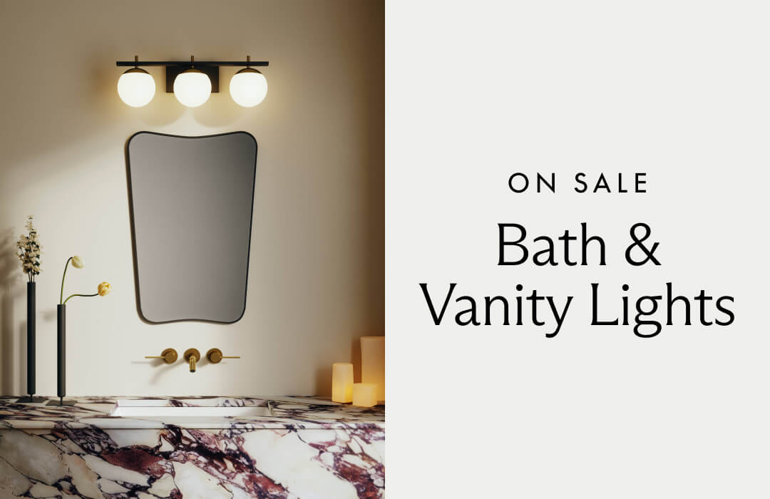 On Sale. Bath & Vanity Lights.