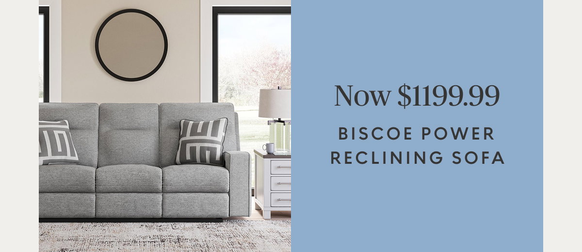 Biscoe Power Reclining Sofa