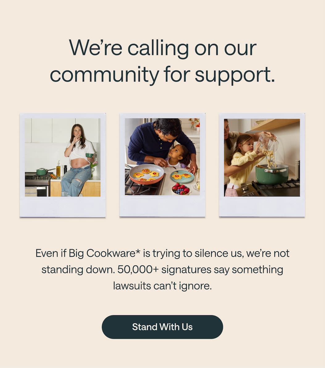 We're calling on our community for support.