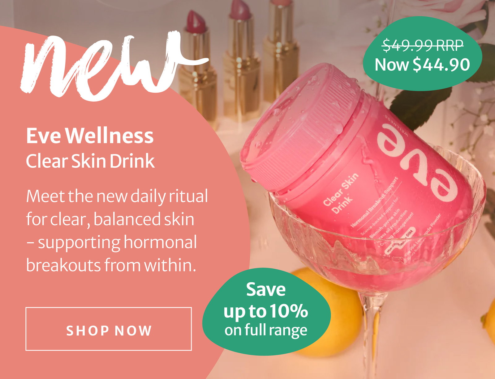 Shop new Eve Wellness Clear Skin Drink