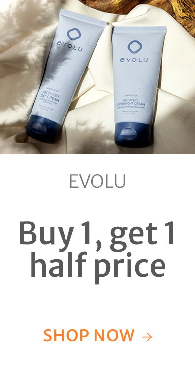 Buy 1, get 1 half price on Evolu