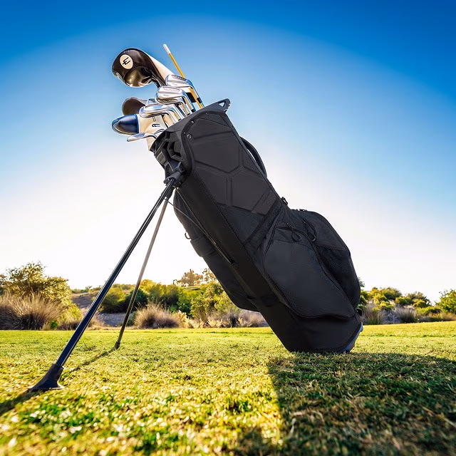 Black Woode Hybrid Golf Bag
