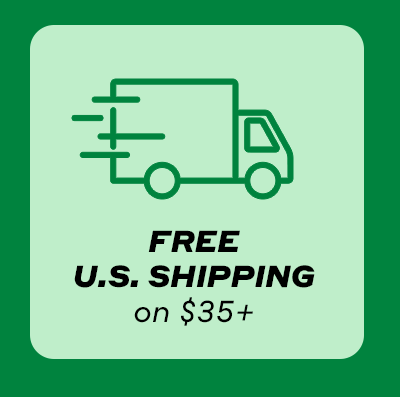 Free Shipping on orders of $35+