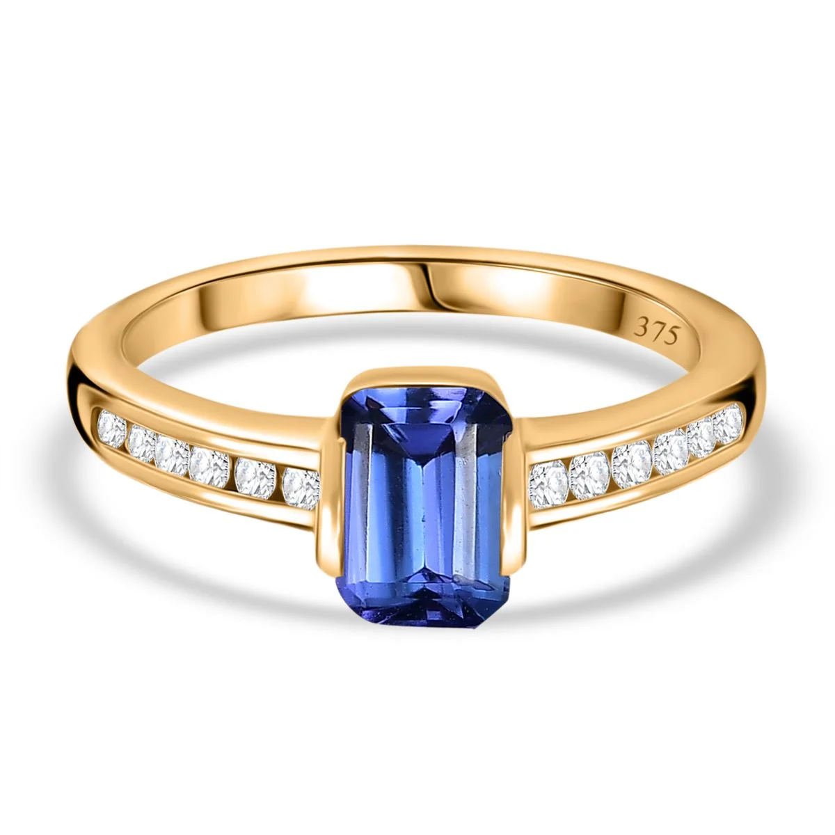 Tansanit Ring 375 Gold