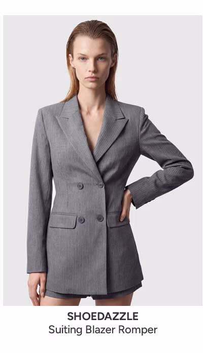 Suiting Blazer Romper