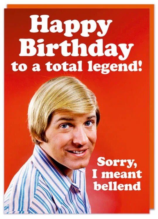 Image of Happy birthday to a total legend Card