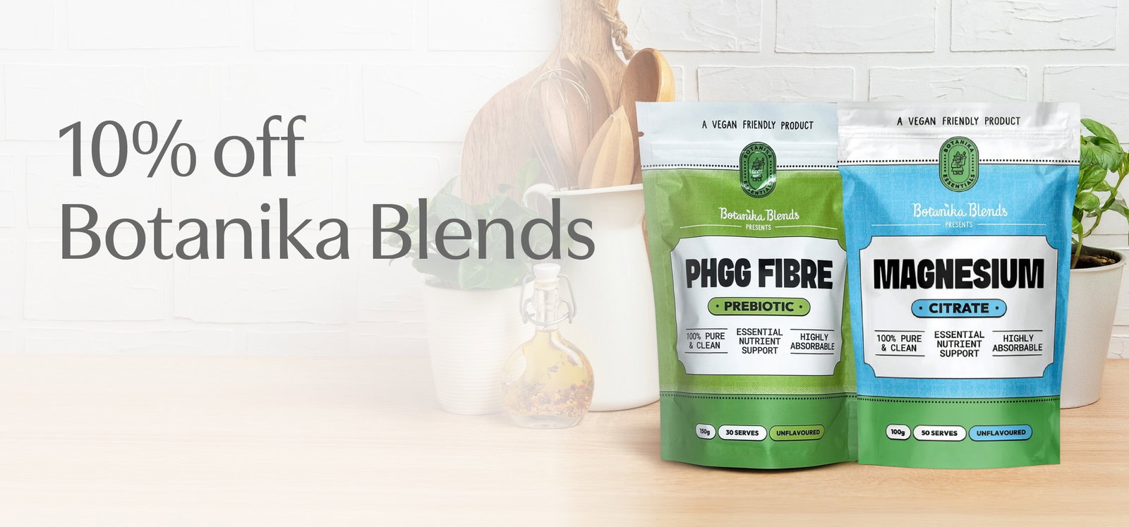 Save 10% off Botanika Blends. Plant-based, organic & health-conscious protein powders, bars, delicious desserts & more
