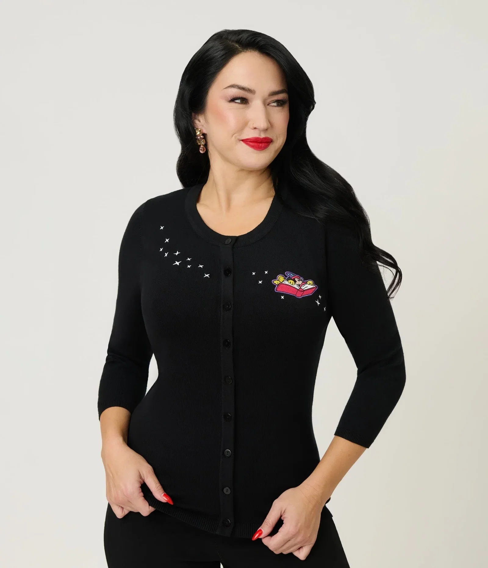 Image of Disney Fantasia Collection by Unique Vintage Sorcerers Apprentice Cardigan